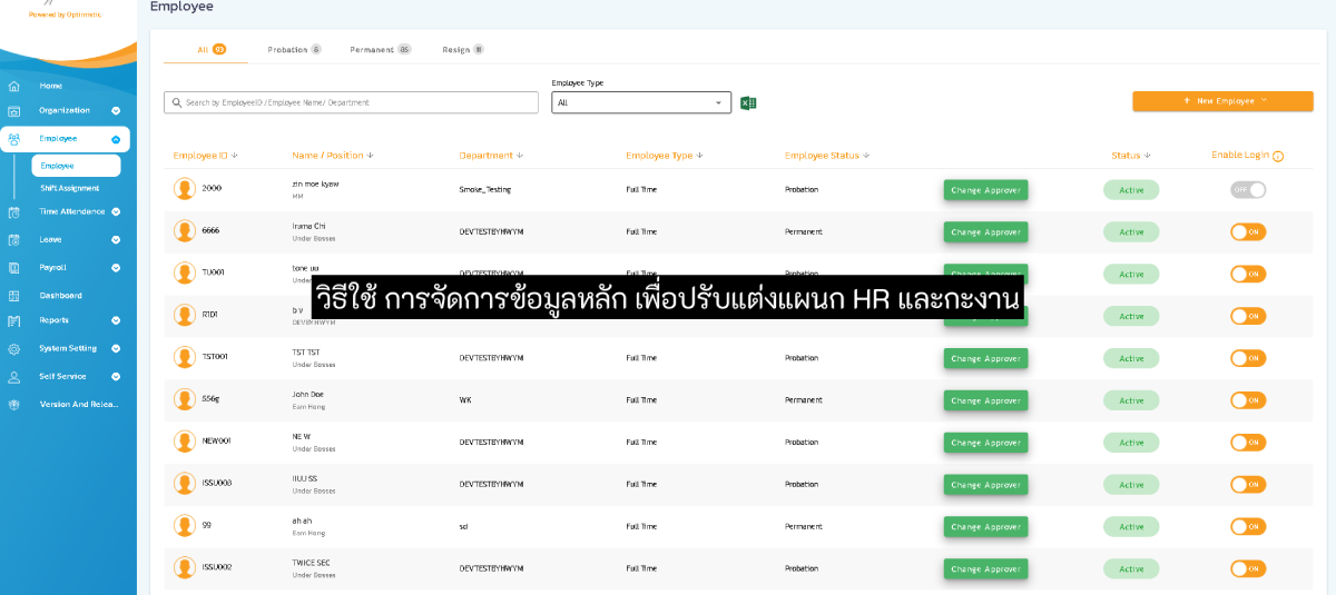 Master Data Management Optimisitic การจัดการข้อมูลหลัก