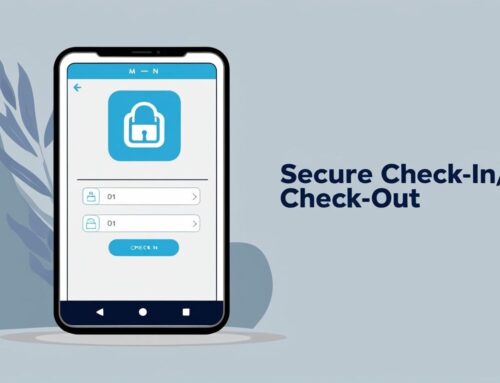 Secure Check in/out via the app with user authentication guide