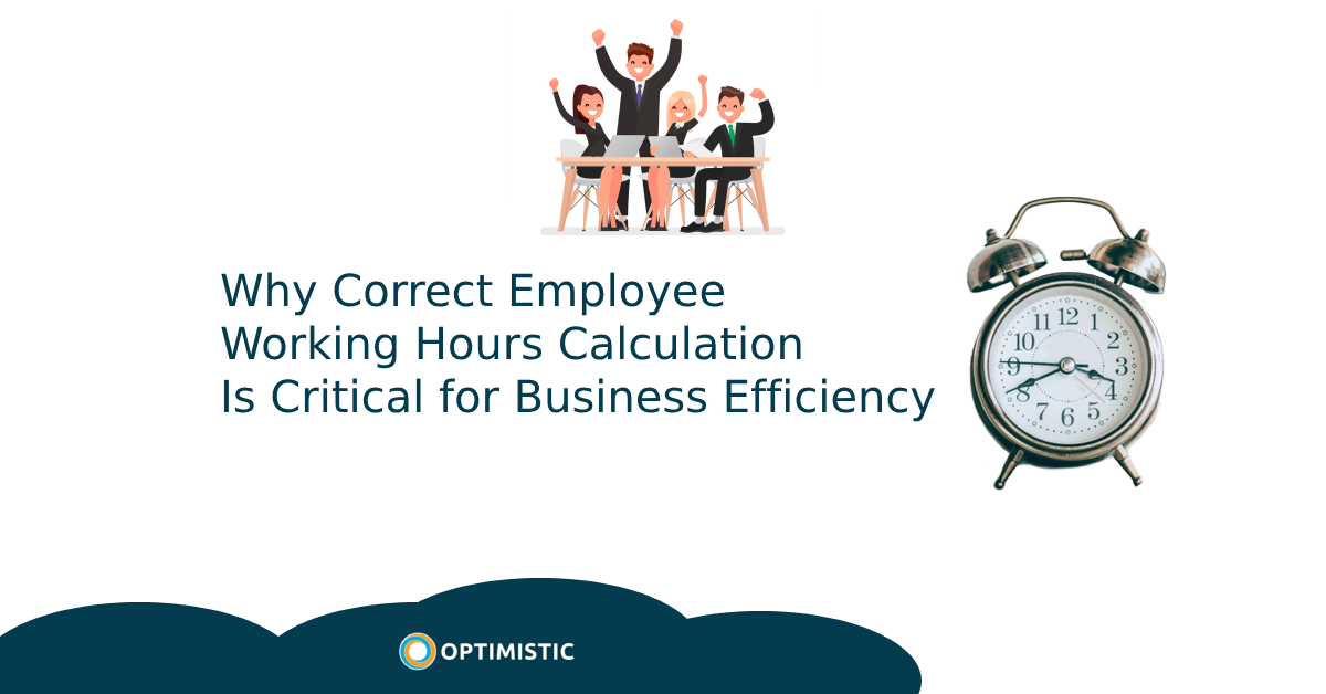 ถูกต้อง คำนวณเวลาทำงานพนักงาน​